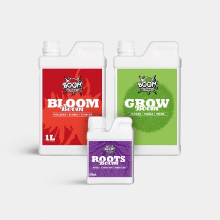 Pack d'engrais Boom Nutrients Culture de cannabis - Grow Barato