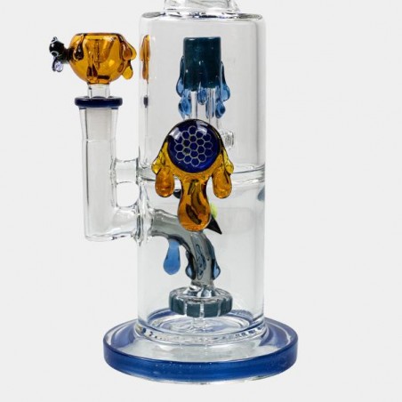 Double Shower Honey Drips 35 cm Bleu - GB The Green Brand