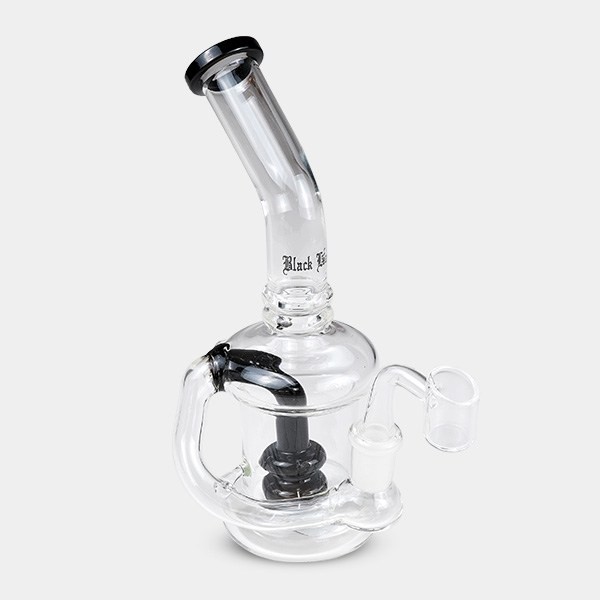 Bong Percolateur Double Black Leaf - GB The Green Brand