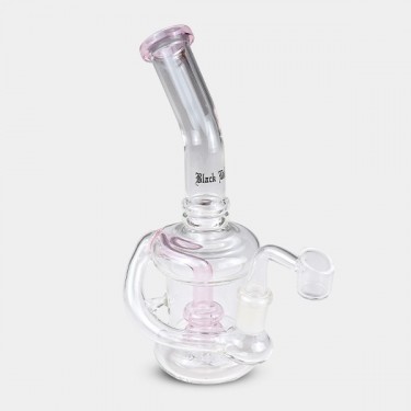 Bong Percolateur Double Black Leaf
