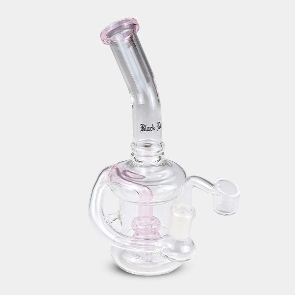 Bong Percolateur Double Black Leaf