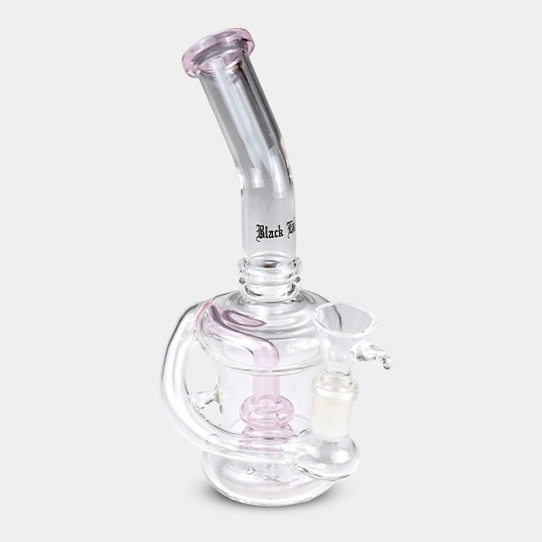 Bong Percolateur Double Black Leaf