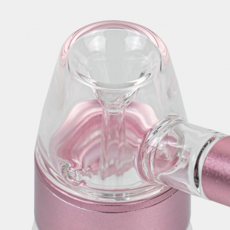 Bubbler en verre et aluminium 11,5 cm - GB The Green Brand