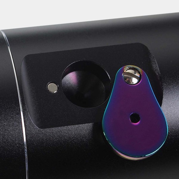 Pipe en Aluminium avec Filtre à Fumée Black Leaf