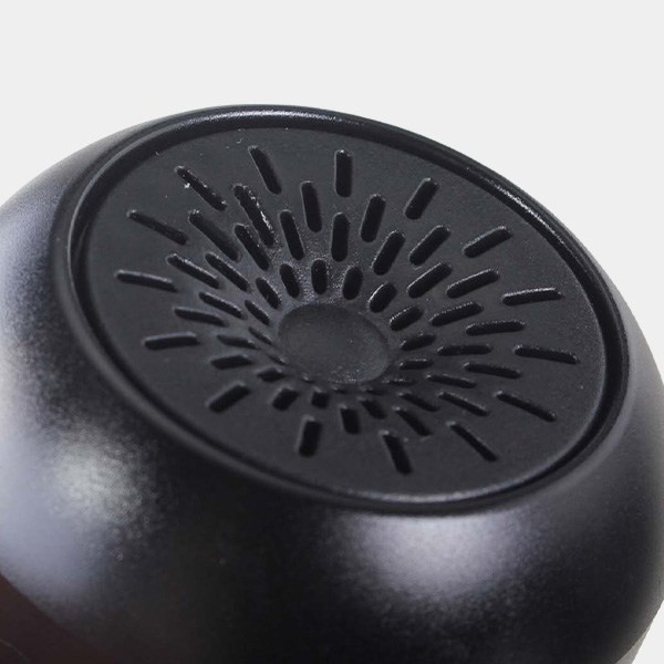 Pipe en Aluminium avec Filtre à Fumée Black Leaf