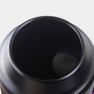 Pipe en Aluminium avec Filtre à Fumée Black Leaf