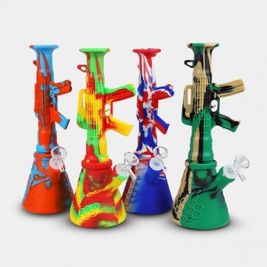  Bong en Silicone Fusil 