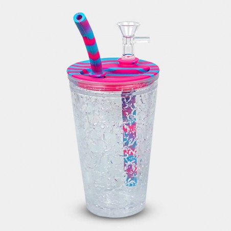 Bong en silicone et plastique Freeze Cooling Cup - GB The Green Brand