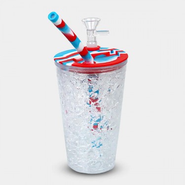 Bong en silicone et plastique Freeze Cooling Cup - GB The Green Brand