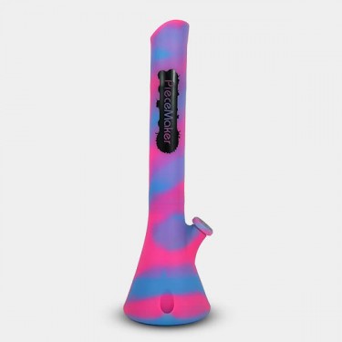 Bang en silicone Kahuna bleu et rose