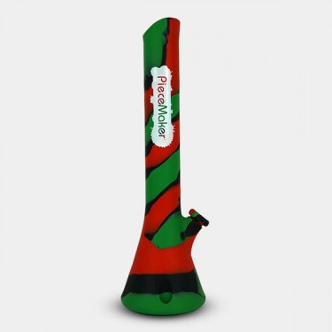 Bang en silicone Kahuna vert et rouge
