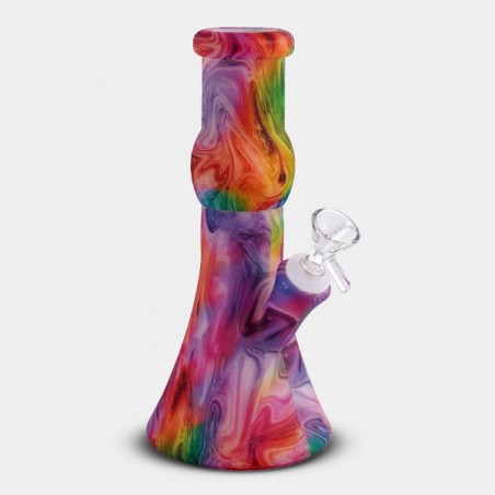 Bong Fluorescent en Silicone 23 cm - GB The Green Brand