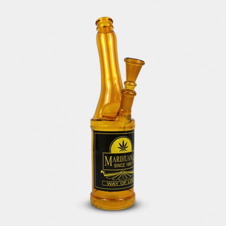 Bang Bouteille de bière en verre 26 cm