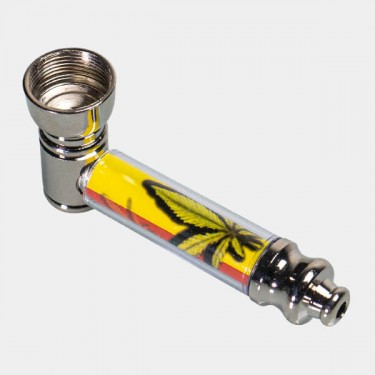 Set Pipe en métal avec filtres et briquet