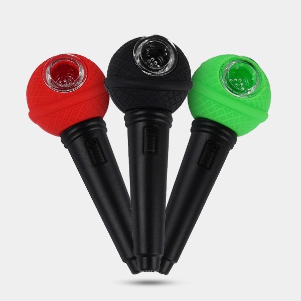 Voir Pipe en Silicone Microphone - GB The Green Brand