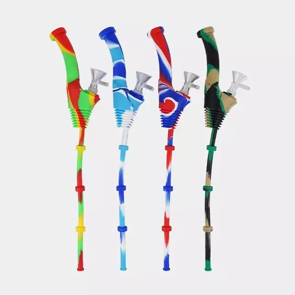 Voir Légère Pipe en Silicone pour bouteilles - GB The Green Brand