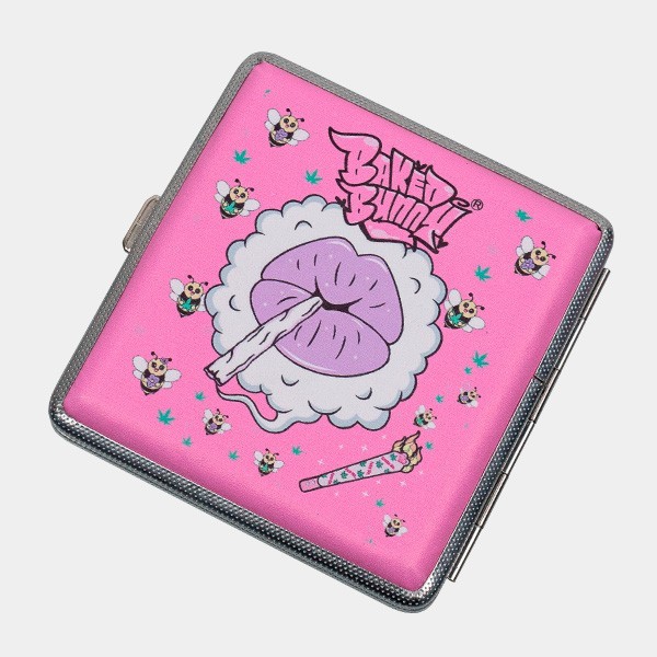 Étui à Cigarettes en métal rose