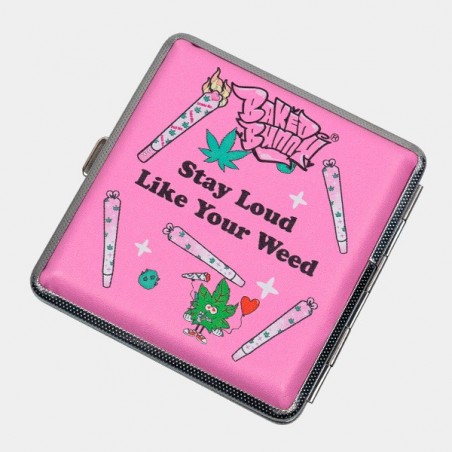 Étui à Cigarettes en métal rose - GB The Green Brand