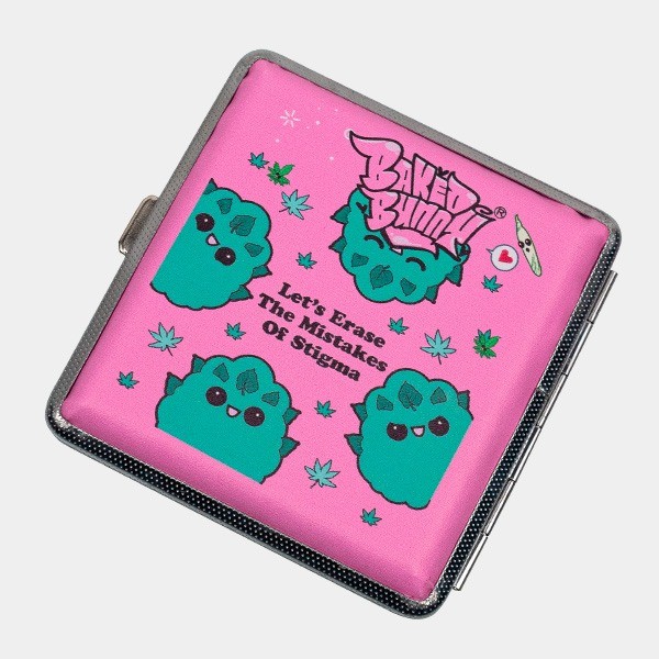 Étui à Cigarettes en métal rose