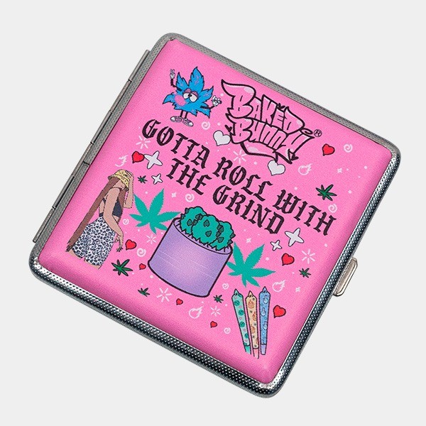 Étui à Cigarettes en métal rose