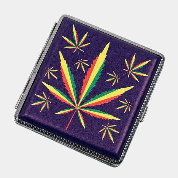 Étui à Cigarettes en Métal Rasta