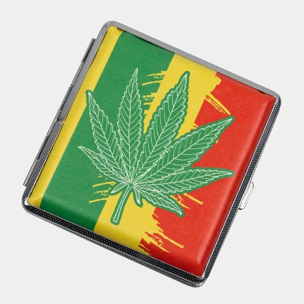 Étui à Cigarettes en Métal Rasta
