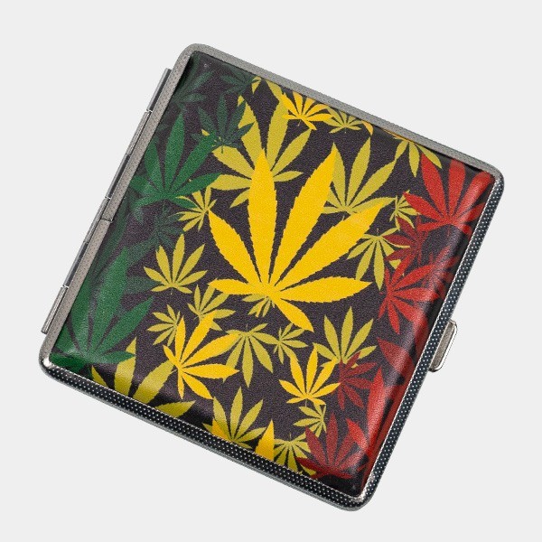 Étui à Cigarettes en Métal Rasta
