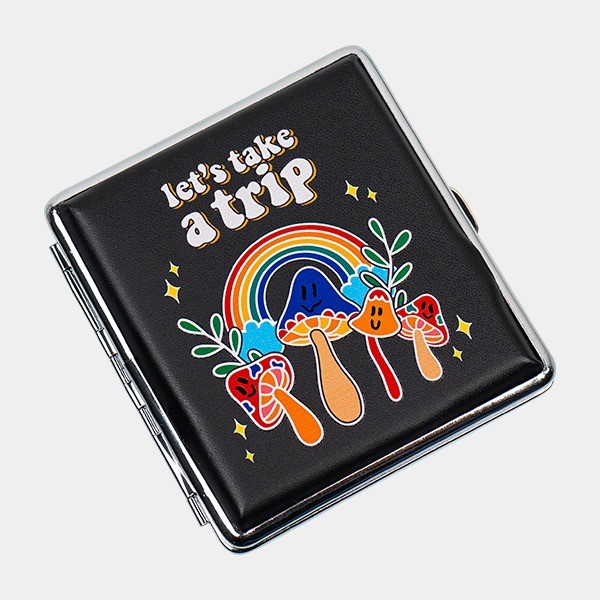 Étui à Cigarettes en Métal Champ Mushroom