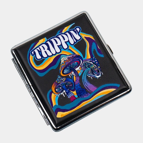 Étui à Cigarettes en Métal Champ Mushroom