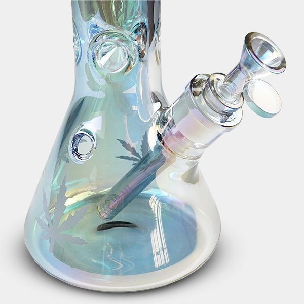 Bong Ice Iridescent Black Leaf - GB The Green Brand