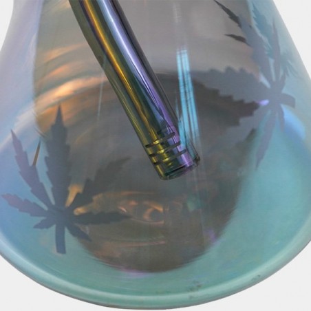 Bong Ice Iridescent Black Leaf - GB The Green Brand