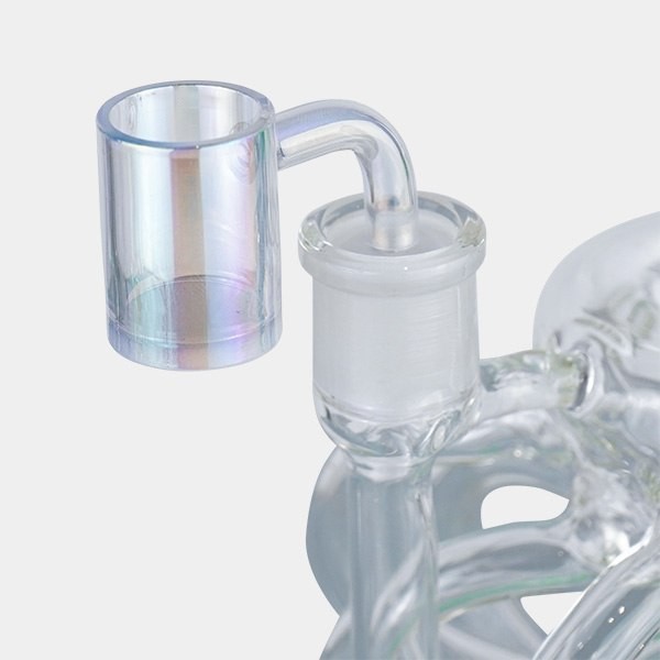 Banger Quartz Mâle 90º Arc-en-ciel 19 mm - GB The Green Brand