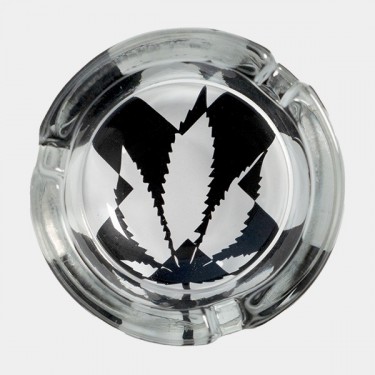 Cendrier en Verre motifs de marijuana - Grow Barato