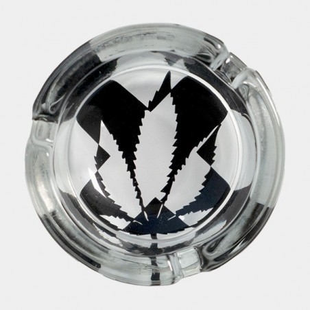 Cendrier en Verre motifs de marijuana - Grow Barato