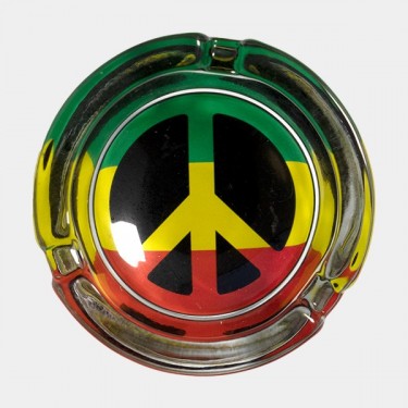 Cendrier en Verre motifs de marijuana - Grow Barato