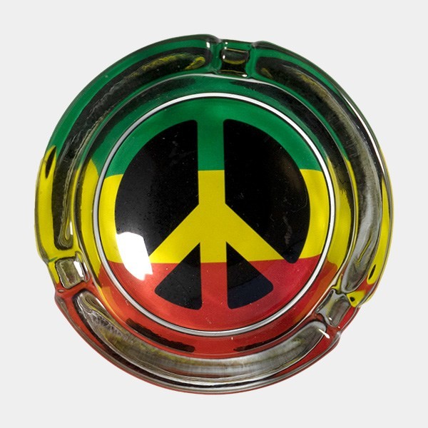 Cendrier en Verre motifs de marijuana - Grow Barato