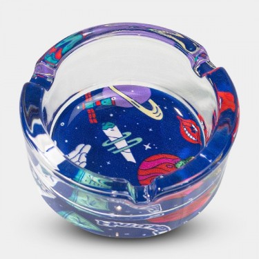 View Cendrier en verre Hall of Weed Bleu - GB The Green Brand