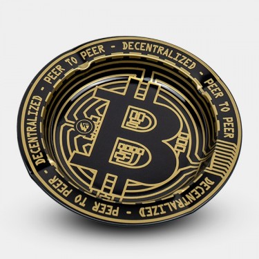 View Cendrier Bitcoin Métallisé - GB The Green Brand