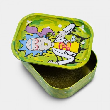 Boîte en métal avec Plateau à rouler 'R T-Shirt' - GB The Green Brand