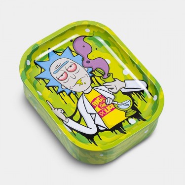 Boîte en métal avec Plateau à rouler 'R T-Shirt' - GB The Green Brand