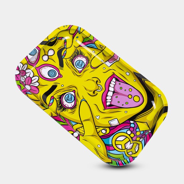 Voir Plateau à Rouler Psychedelic Girl - GB The Green Brand