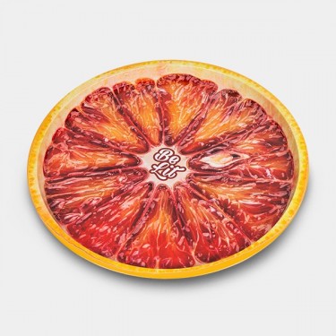 Plateau à rouler Blood Orange Rond - GB The Green Brand
