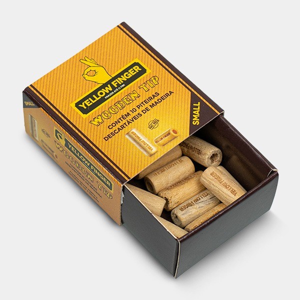 Embouts buccaux en bois Yellow Finger Petits