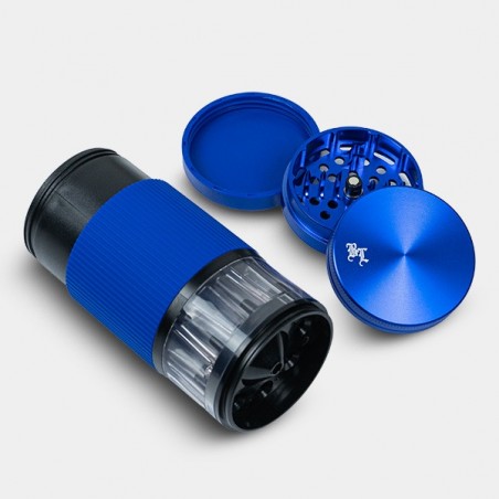 Grinder avec remplisseur de cônes 4 pièces bleu