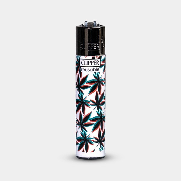 Briquet Clipper Neon Leaves 4