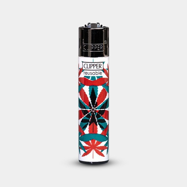 Briquet Clipper Neon Leaves 4