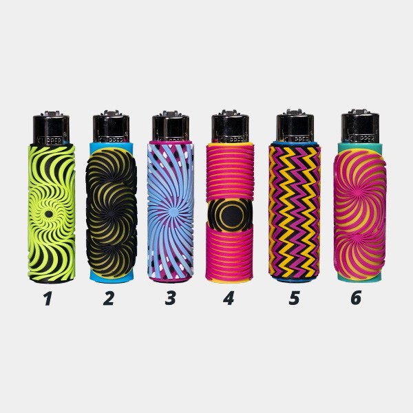 Voir Briquets Clipper avec étui en silicone Illusion Arts - GB