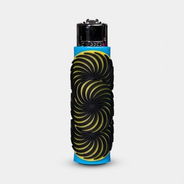 Briquets Clipper avec étui en silicone Illusion Arts - GB