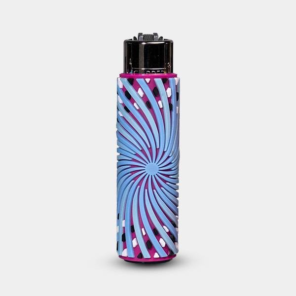 Briquets Clipper avec étui en silicone Illusion Arts