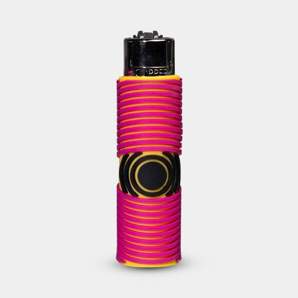 Briquets Clipper avec étui en silicone Illusion Arts